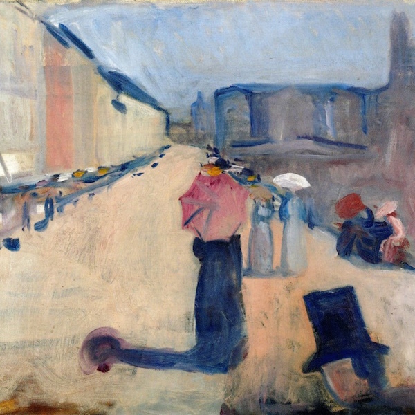 E. Munch Karl Johans Gatan